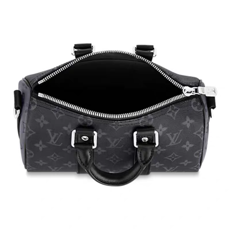 Lyxig läder Monogram Eclipse Canvas Duffelväska