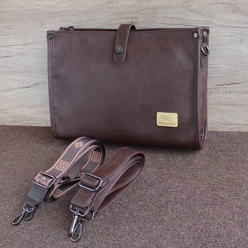 Luksus Crossbody-veske i skinn