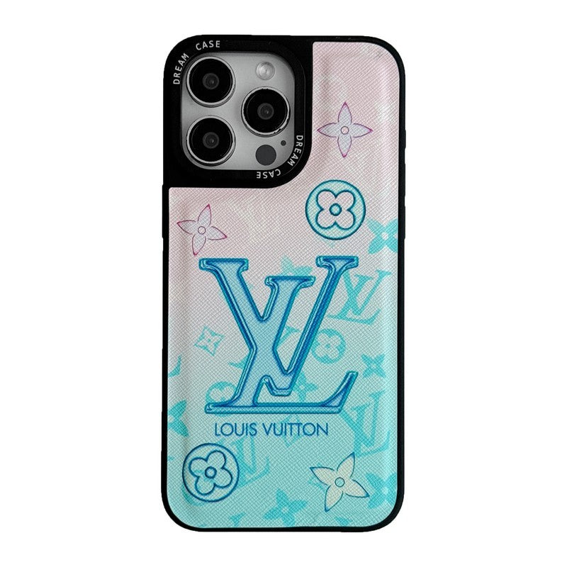 Luksuzna plava kožna torbica za iPhone