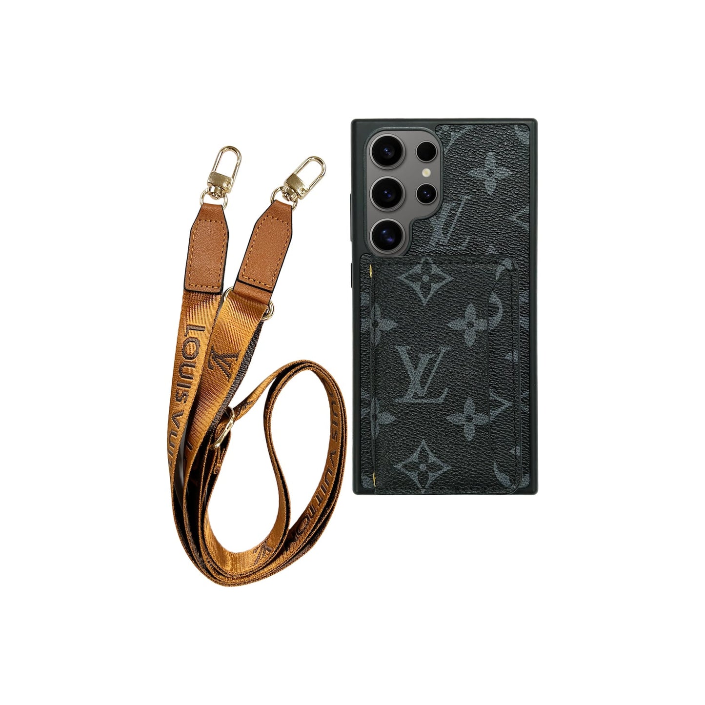 Κάτοχος κάρτας x Lanyard Signature Black Case | Samsung