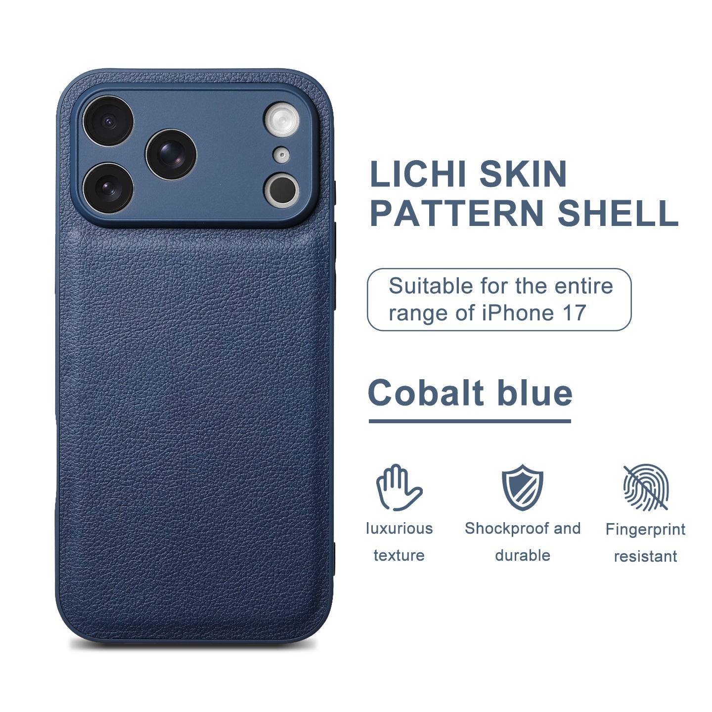 Prémium Litchi bőrmintás bőr tok iPhone-hoz