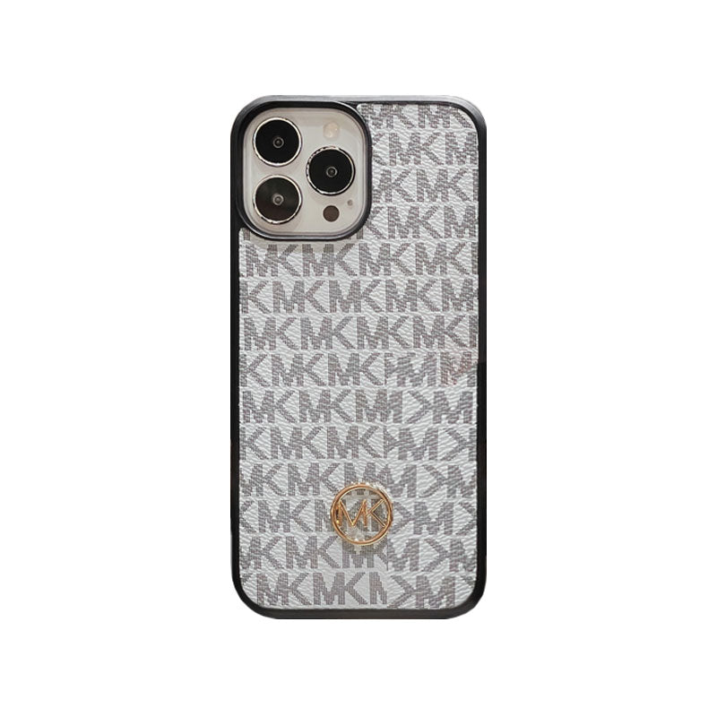 Custodia di lusso per iPhone Marrone-MKK240603
