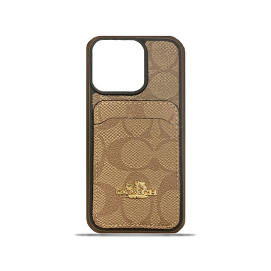 Klasična futrola za iPhone s držačem kartice Coffee -KB241416