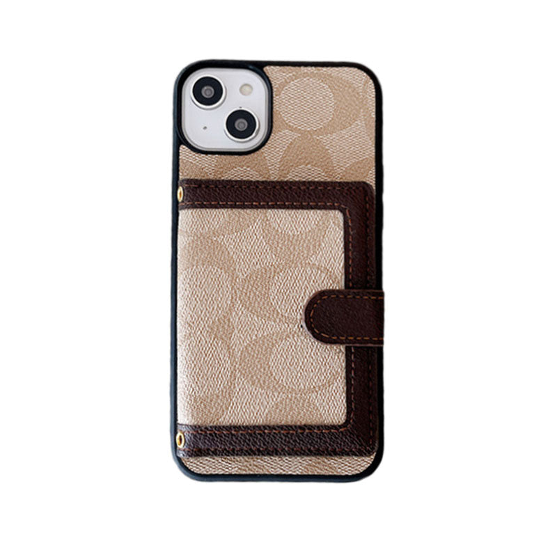 Klasické puzdro na iPhone s peňaženkou a crossbody remienkom biele -XK240402