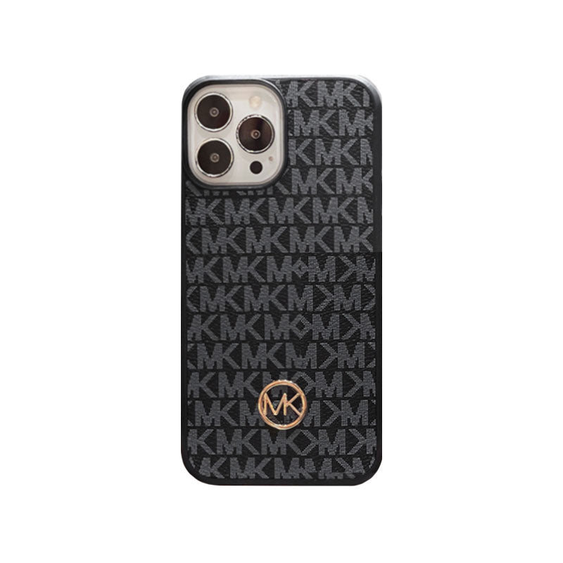 Custodia di lusso per iPhone Marrone-MKK240603