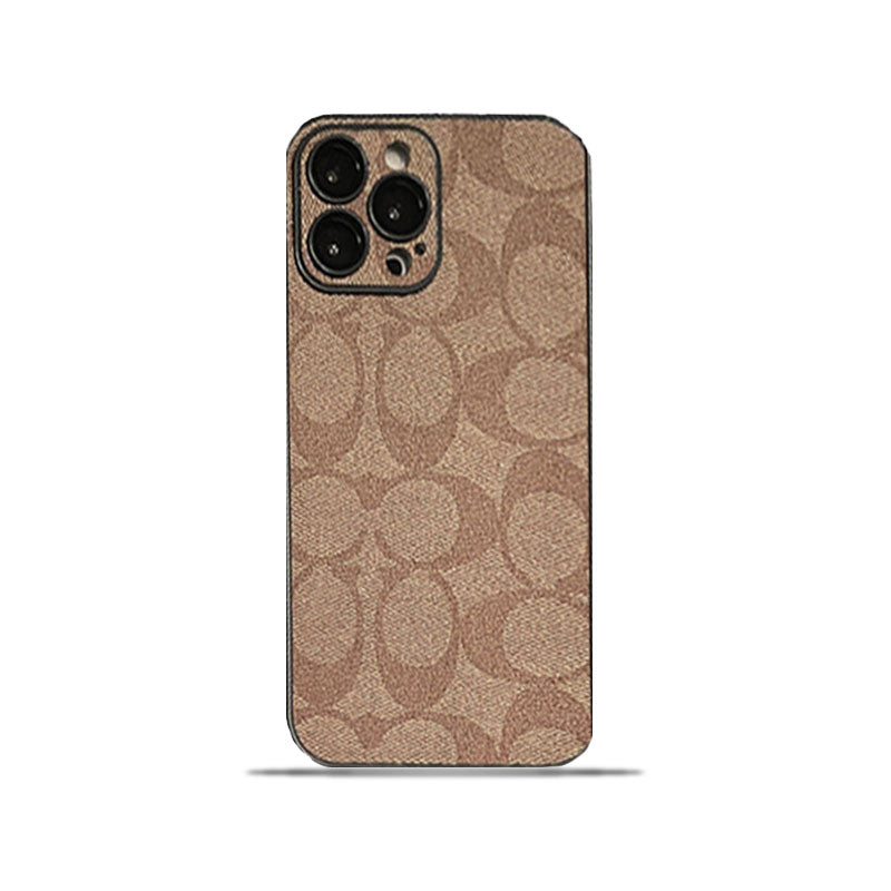 Klasyczne etui na iPhone'a Kawowe -QB240402