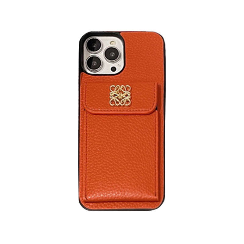 Capa luxuosa para iPhone com suporte para cartão preto-QBK240603