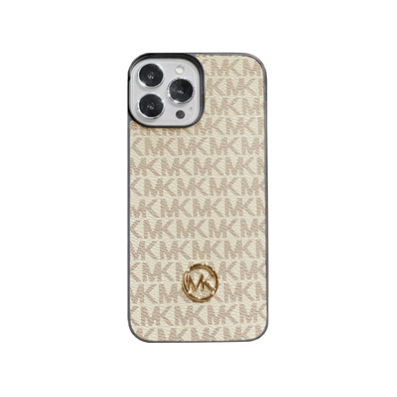 Custodia di lusso per iPhone Marrone-MKK240603