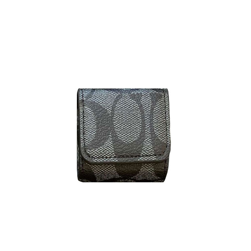 Lyxiga Coach AirPods Fodral Svart-YH240425