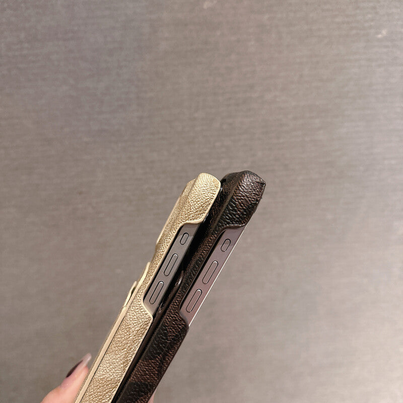 Klassinen klassinen iPhone-kotelo korttitelineellä, valkoinen -JQB240330