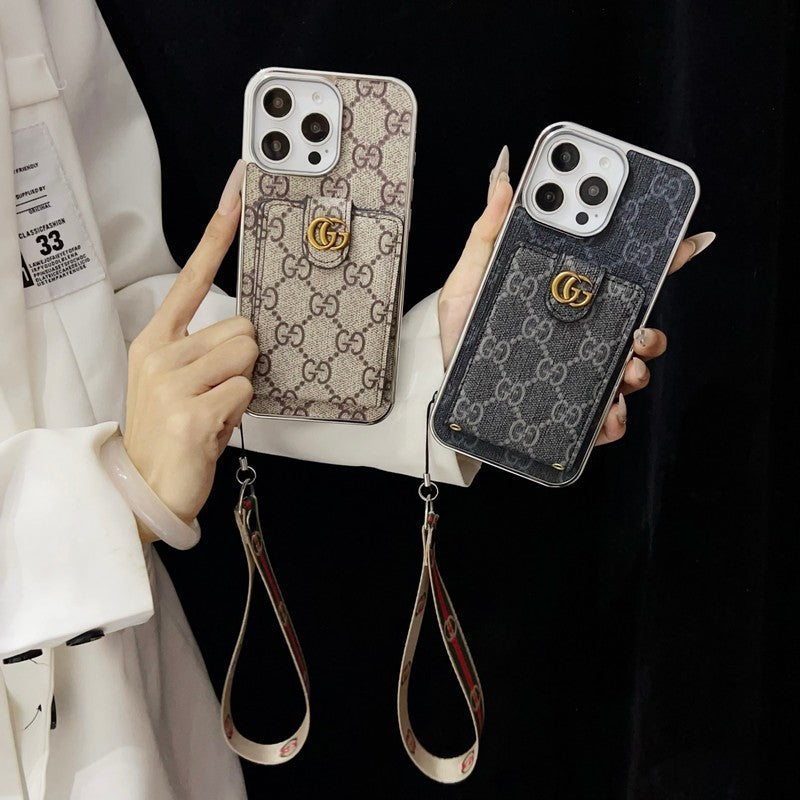 Hochwertige iPhone-Hülle mit Handkette