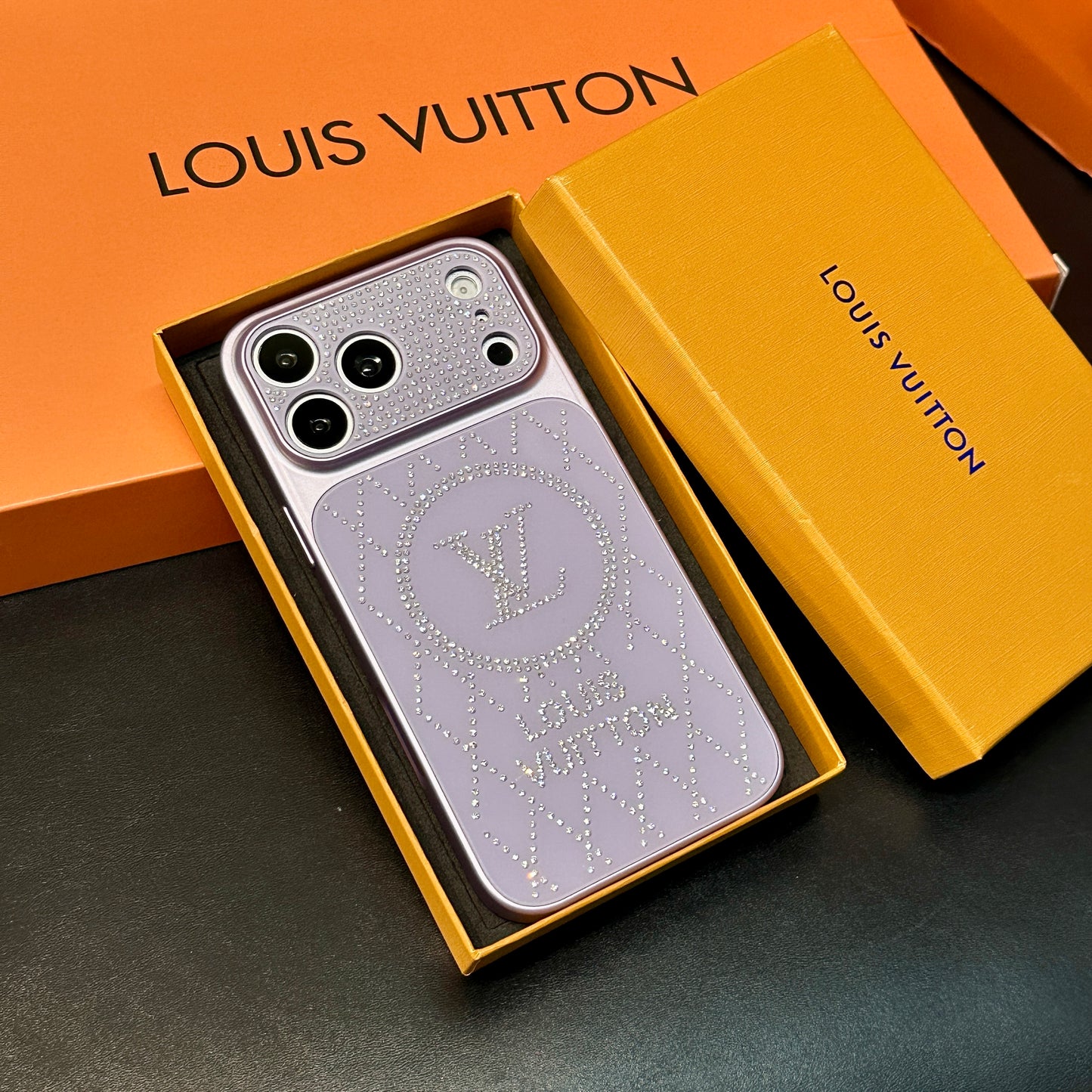 Custodia per iPhone in pelle avanzata con portafoglio e cinturino marrone