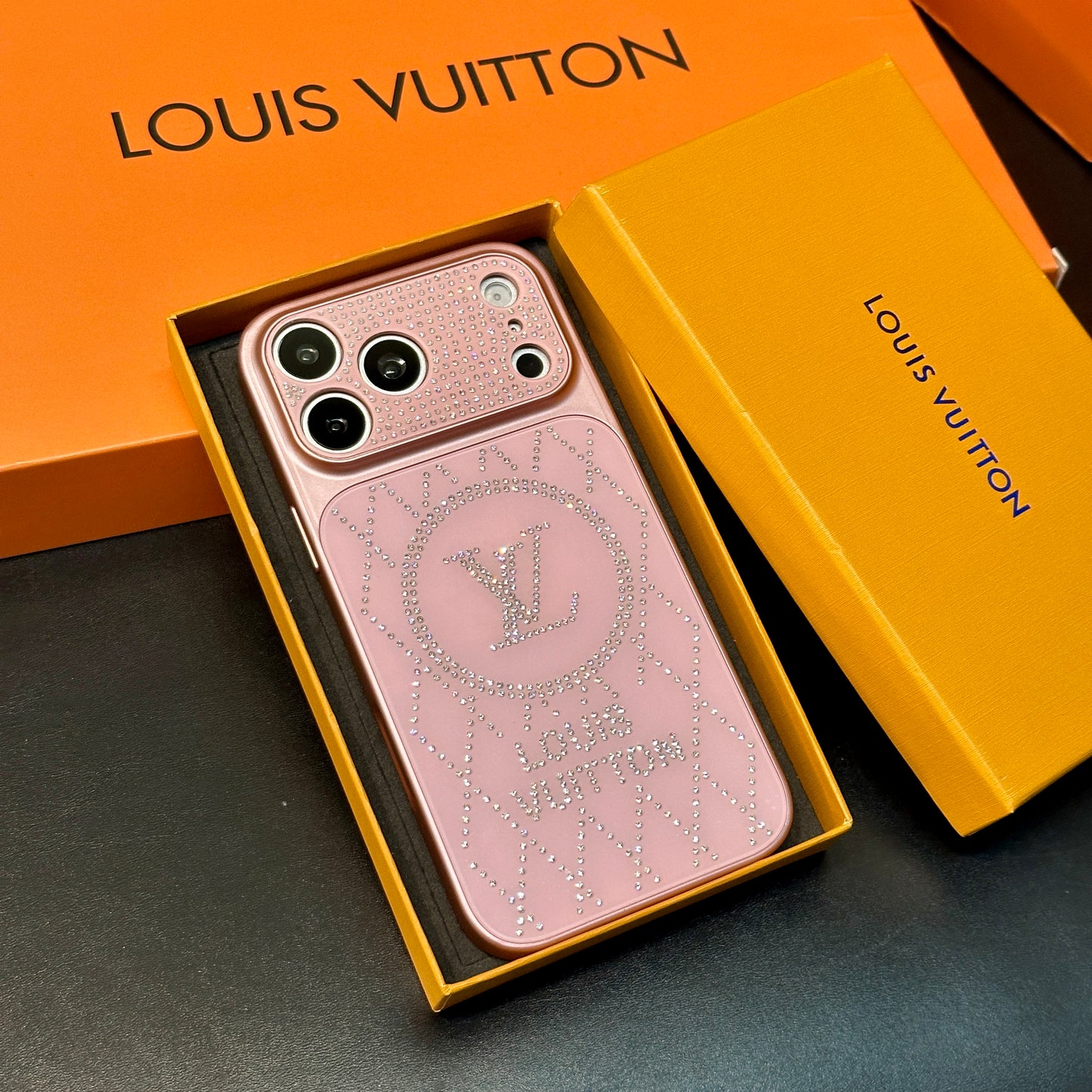 Custodia per iPhone in pelle avanzata con portafoglio e cinturino marrone