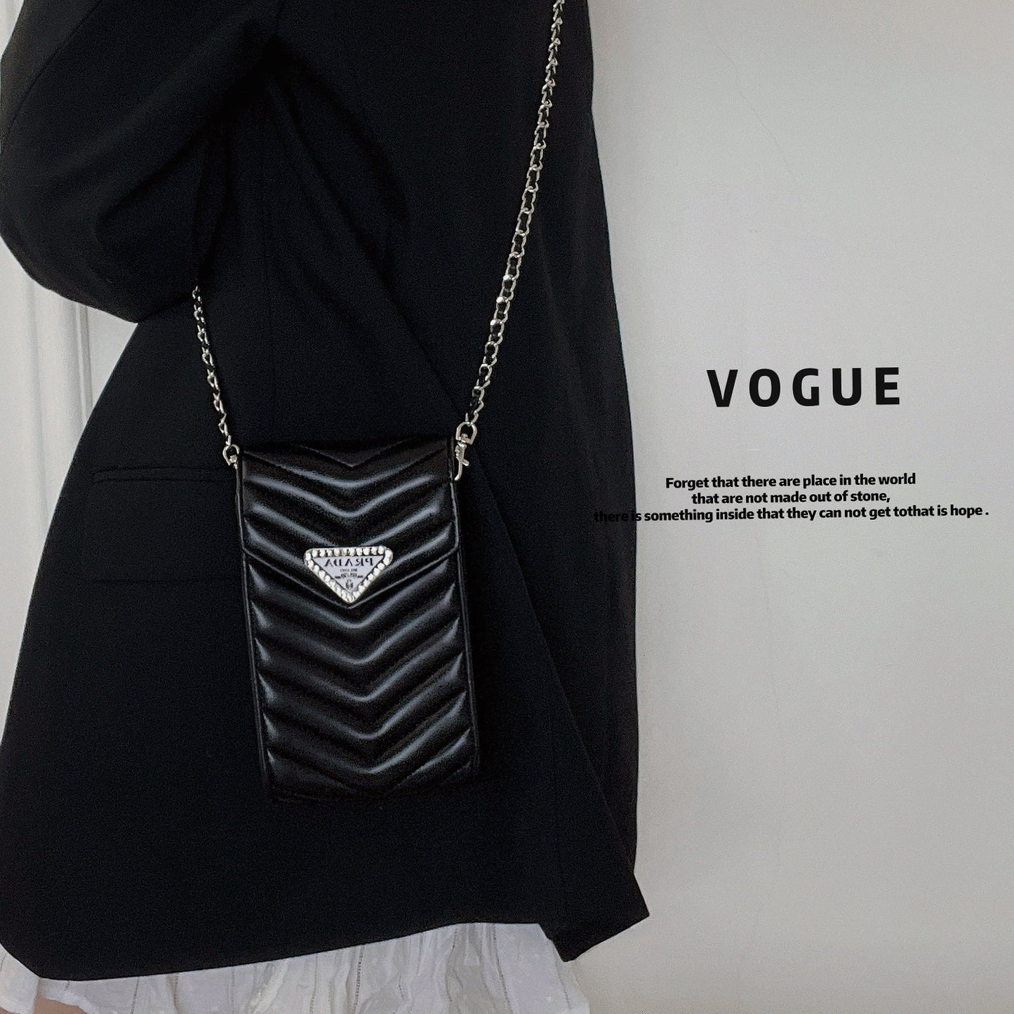 Skórzana torba na telefon typu crossbody