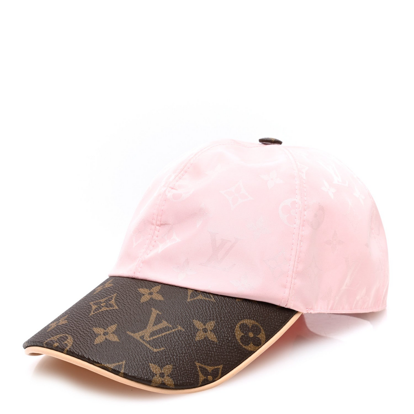 Pink Contrast Brim Baseball Cap