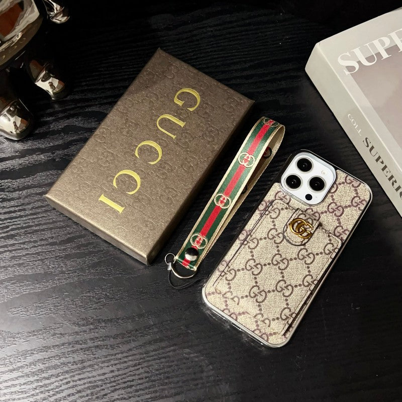Hochwertige iPhone-Hülle mit Handkette