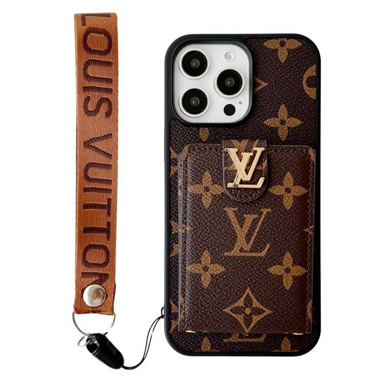 Luxusní klasické barevné crossbody pouzdro na iPhone