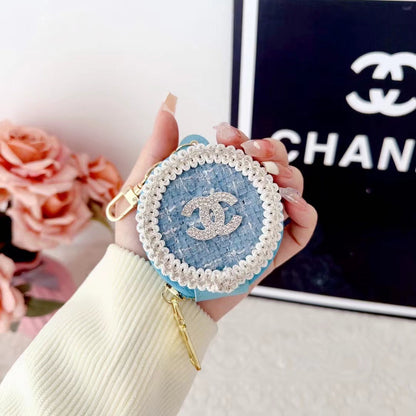 Estojo LUXUOSO CHANEL Airpods com espelho