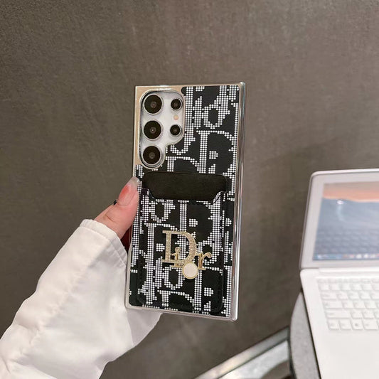 Elegáns, ikonikus divatos Samsung tok kártyatartó zsebbel
