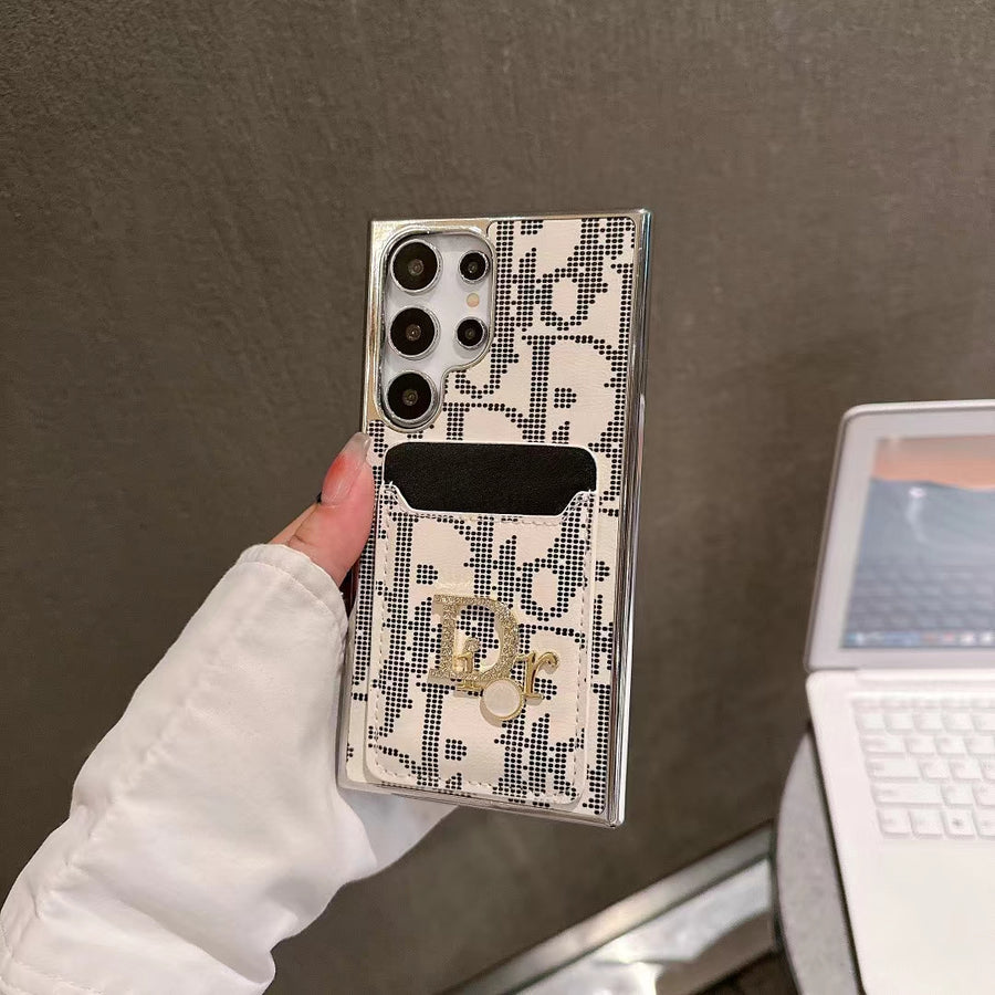 Elegáns, ikonikus divatos Samsung tok kártyatartó zsebbel