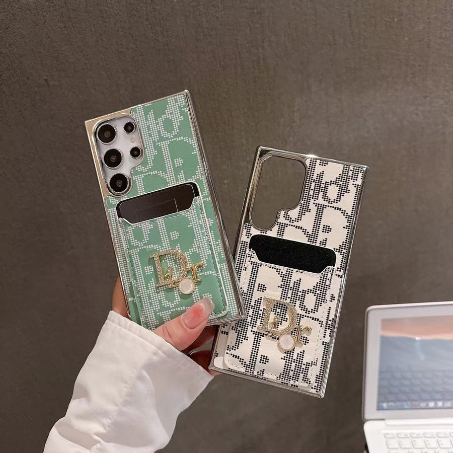 Elegáns, ikonikus divatos Samsung tok kártyatartó zsebbel
