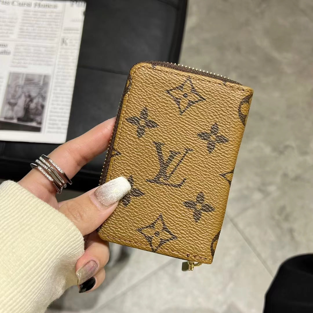 Luxus-Monogramm-Reißverschluss-Geldbörsen-Kollektion – und BBR