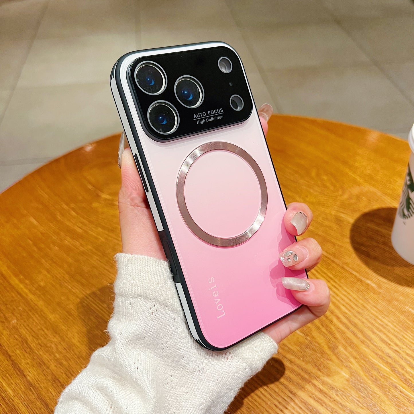 MagSafe Magnetic Gradient Phone Case with Lens Protection