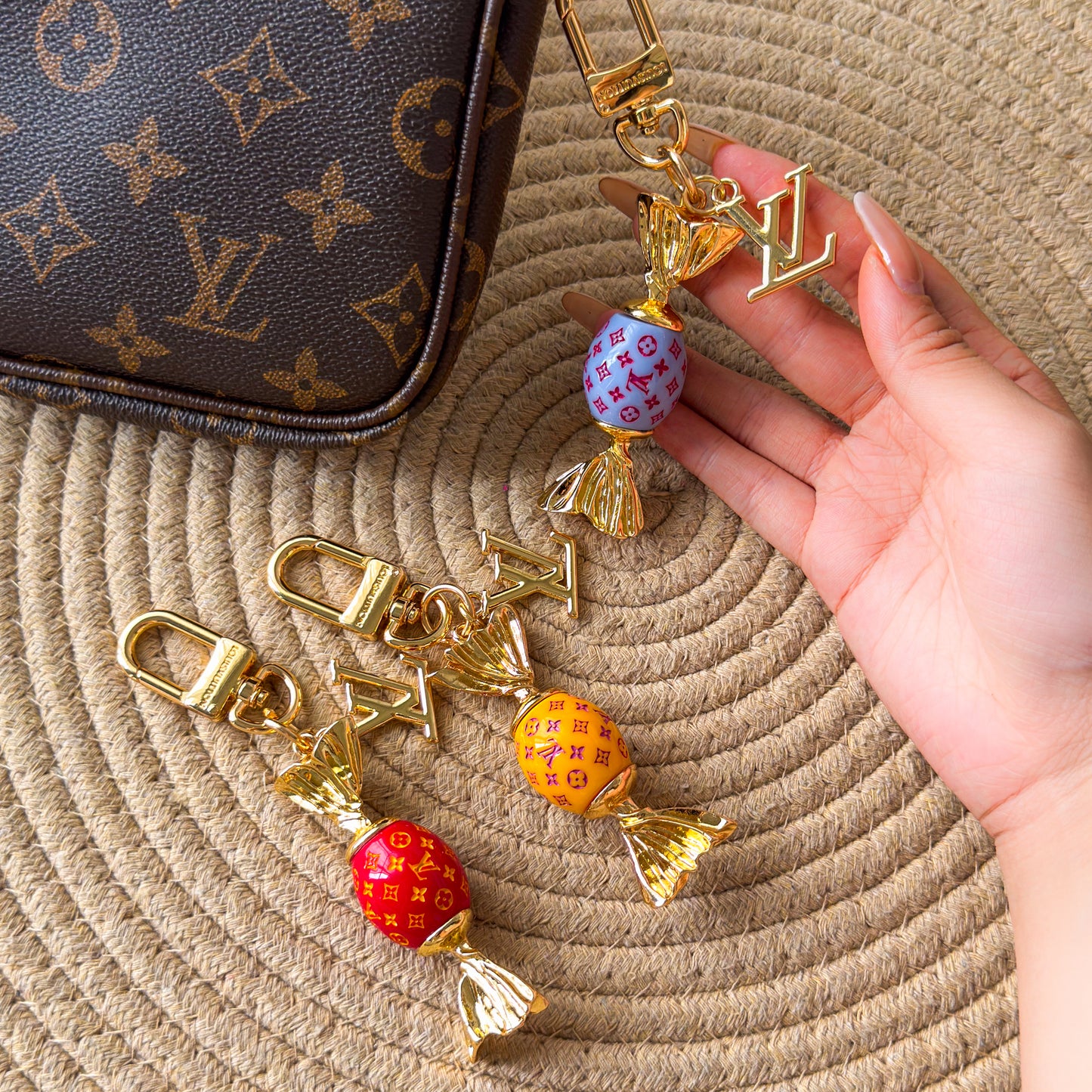 Candy Series Bag Charm Keychain