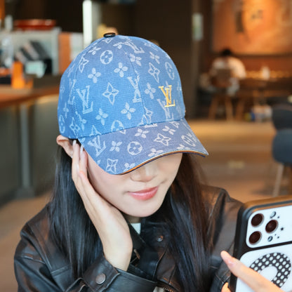 Denim Pattern Baseball Cap | Casual Daily Wear Hat