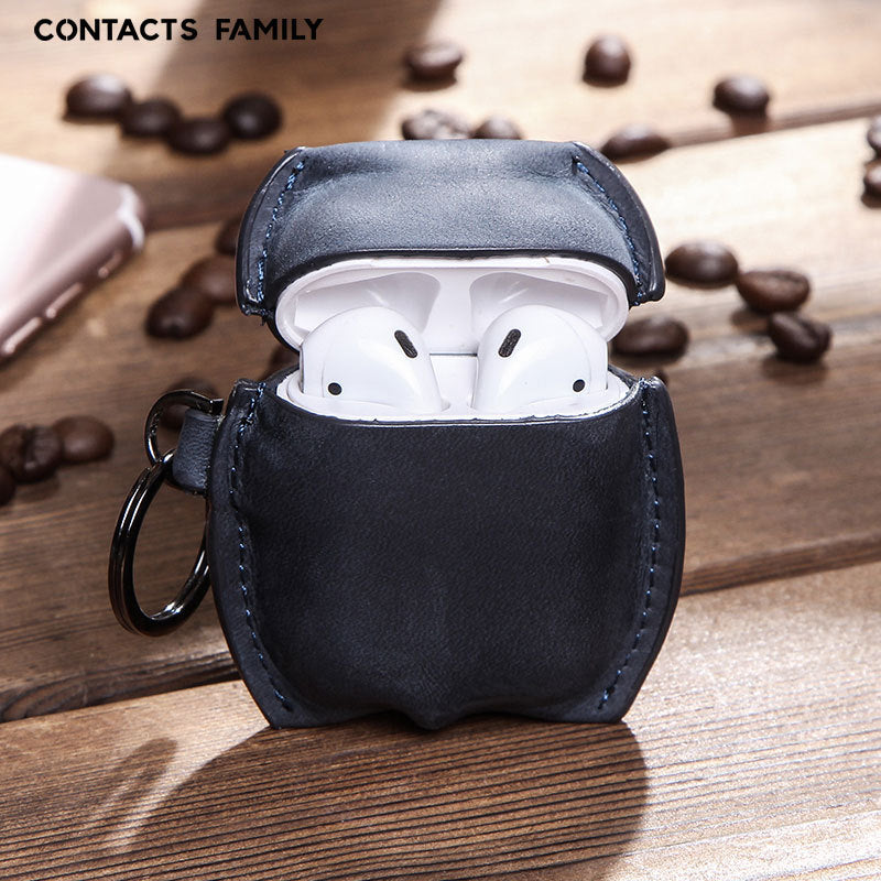 Echt lederen AirPods 1/2 hoesje