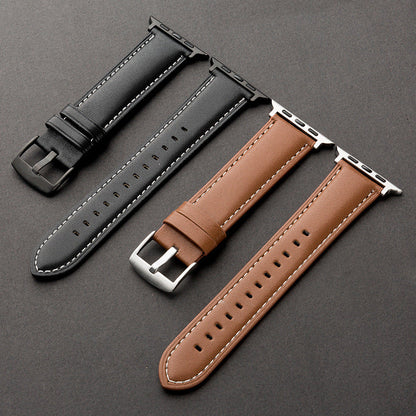 Pulseira de couro genuíno para Apple Watch