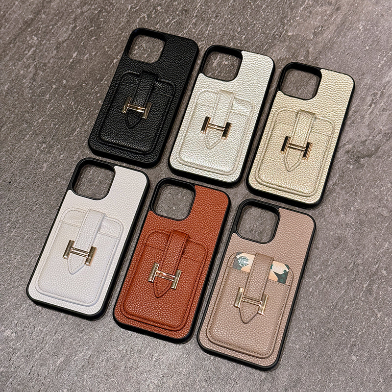 Kožené puzdro na iPhone H Card Holder
