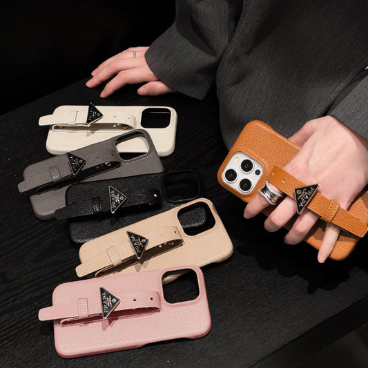 Luksuzna kožna torbica za iPhone s ručkom