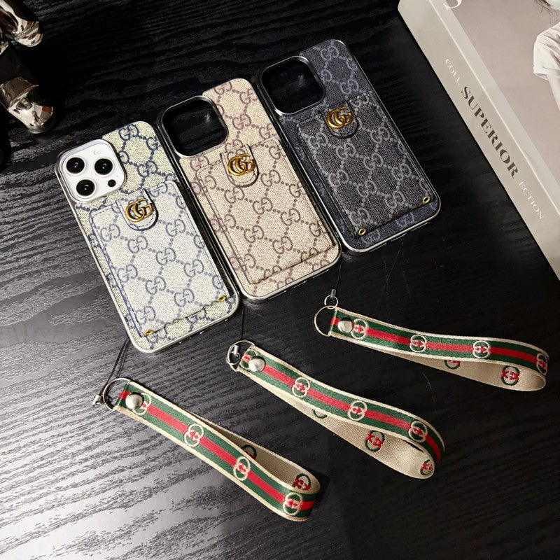 Hochwertige iPhone-Hülle mit Handkette