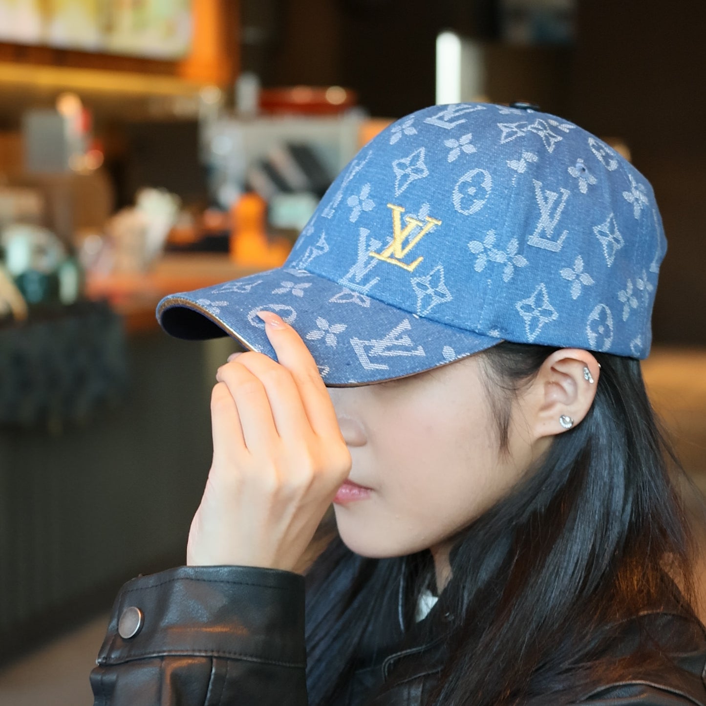 Denim Pattern Baseball Cap | Casual Daily Wear Hat