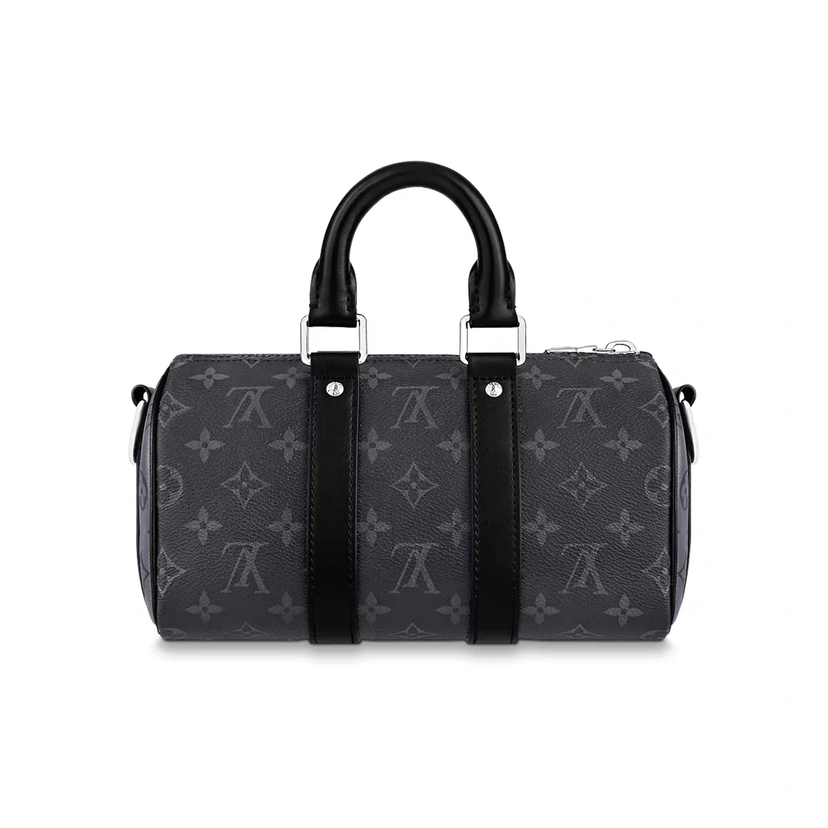 Luksus Leather Monogram Eclipse Canvas Duffle Bag