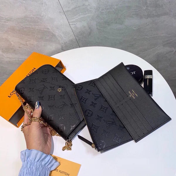 Vintage Monogram Obálka Řetízek Crossbody