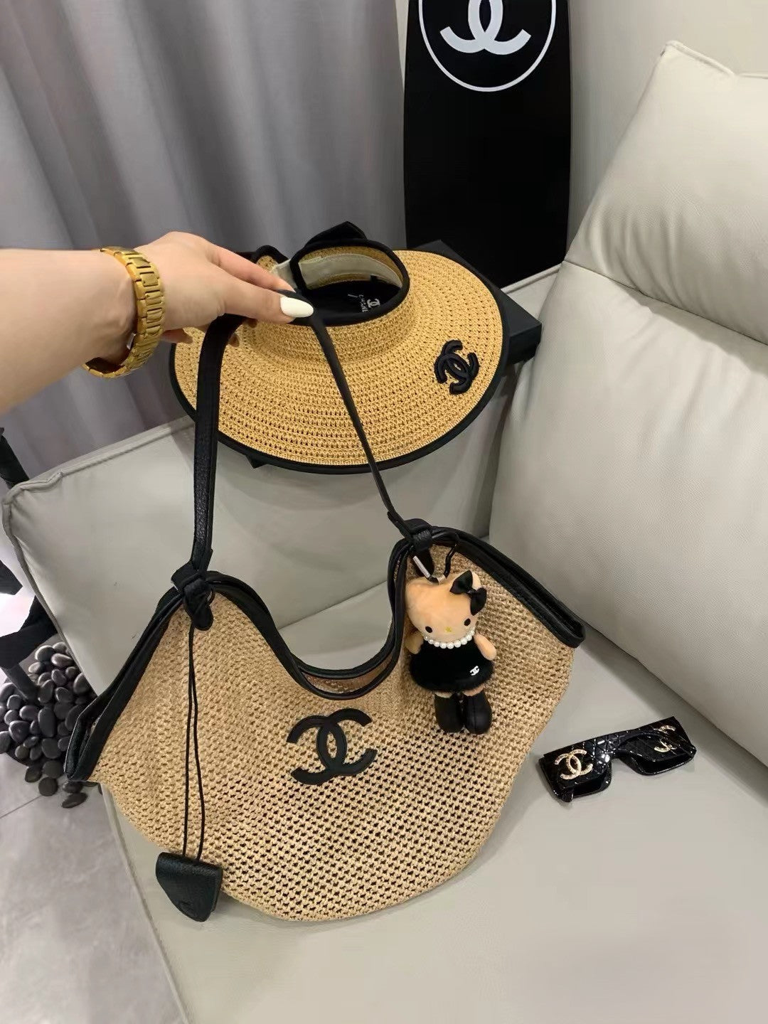 Summer Chic Straw Bag