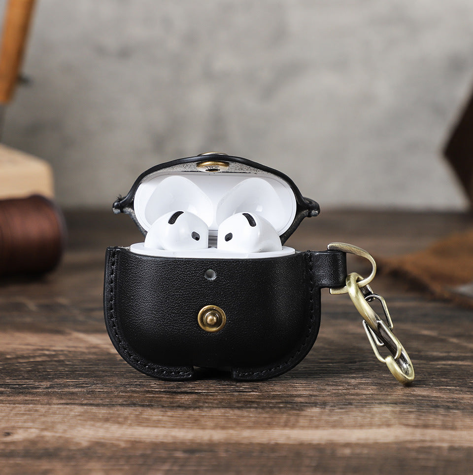 Originální kožené pouzdro AirPods 4