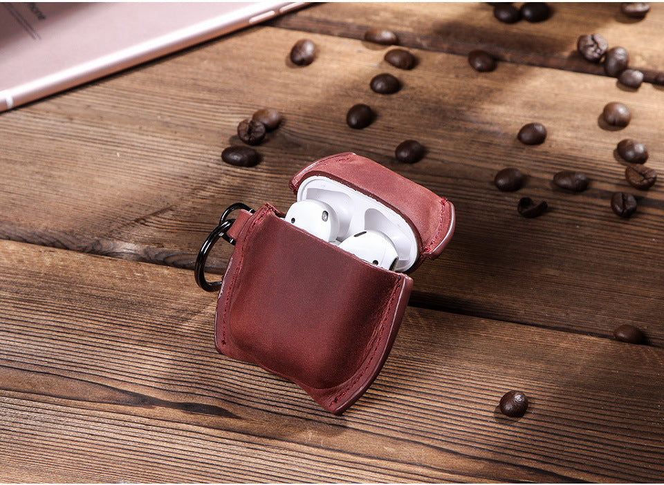 Echt lederen AirPods 1/2 hoesje