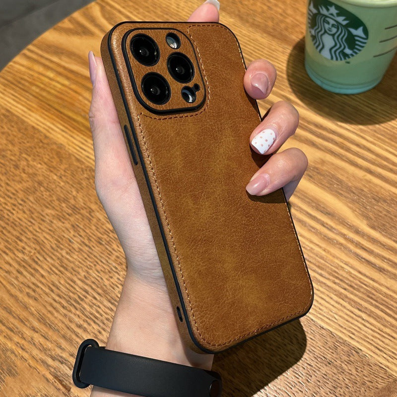 Kryt na iPhone z pravé kůže kompatibilní se všemi modely