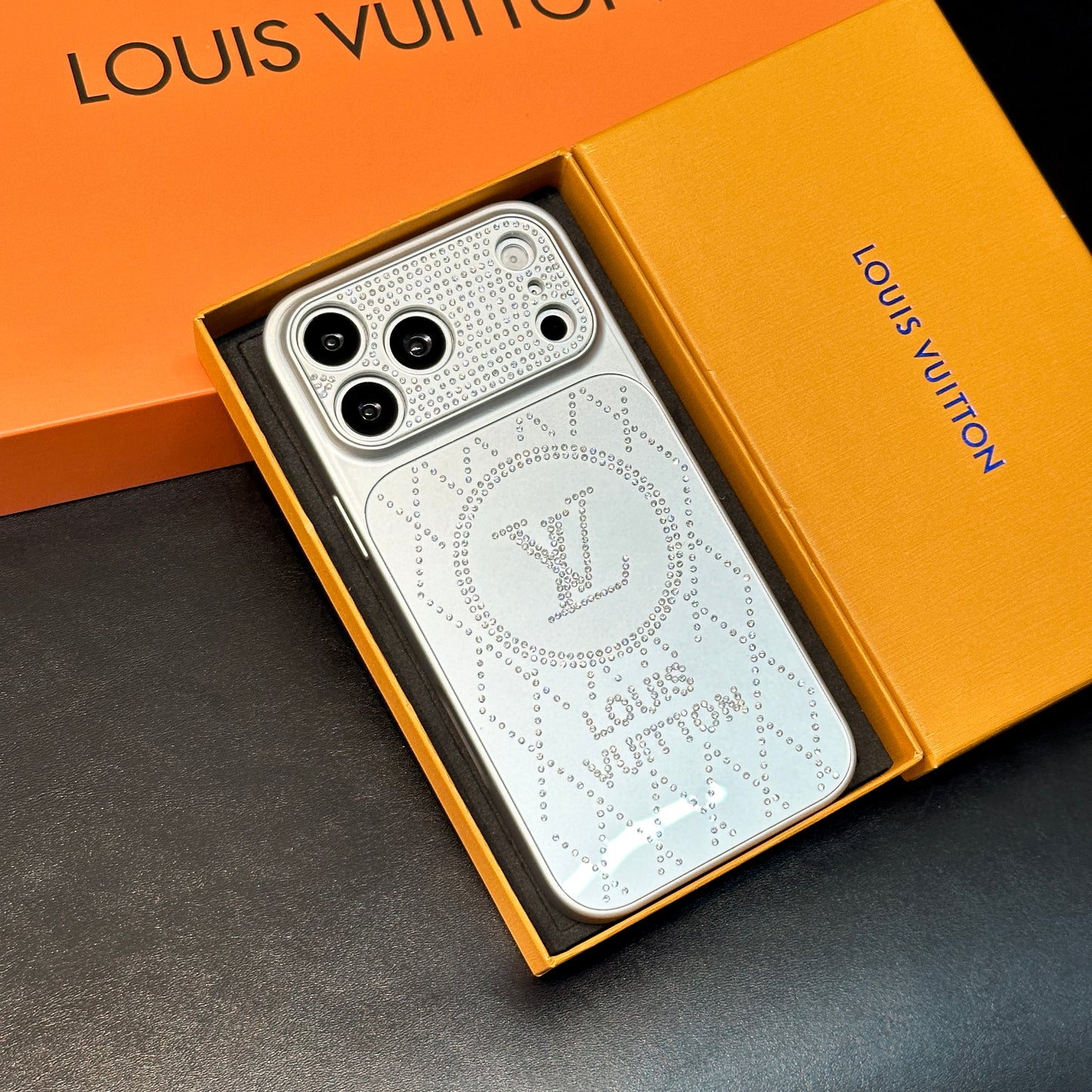 Custodia per iPhone in pelle avanzata con portafoglio e cinturino marrone