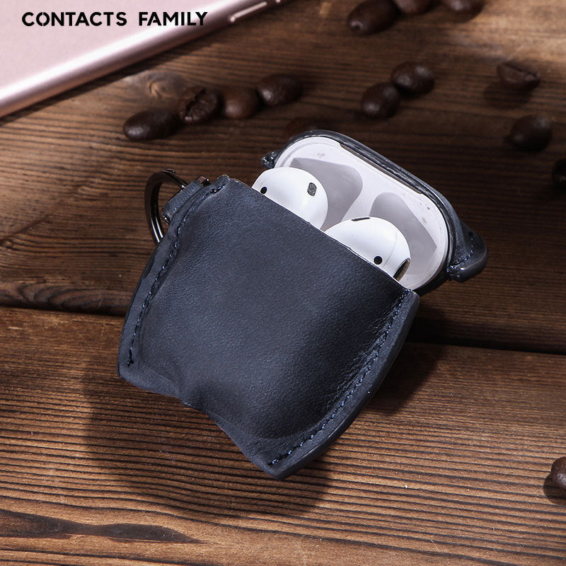 Echt lederen AirPods 1/2 hoesje
