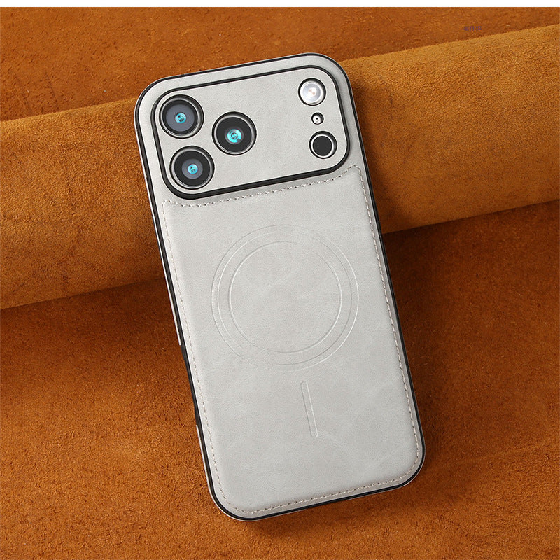 Wysokiej jakości etui MagSafe z imitacji skóry