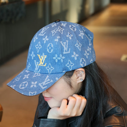 Denim Pattern Baseball Cap | Casual Daily Wear Hat