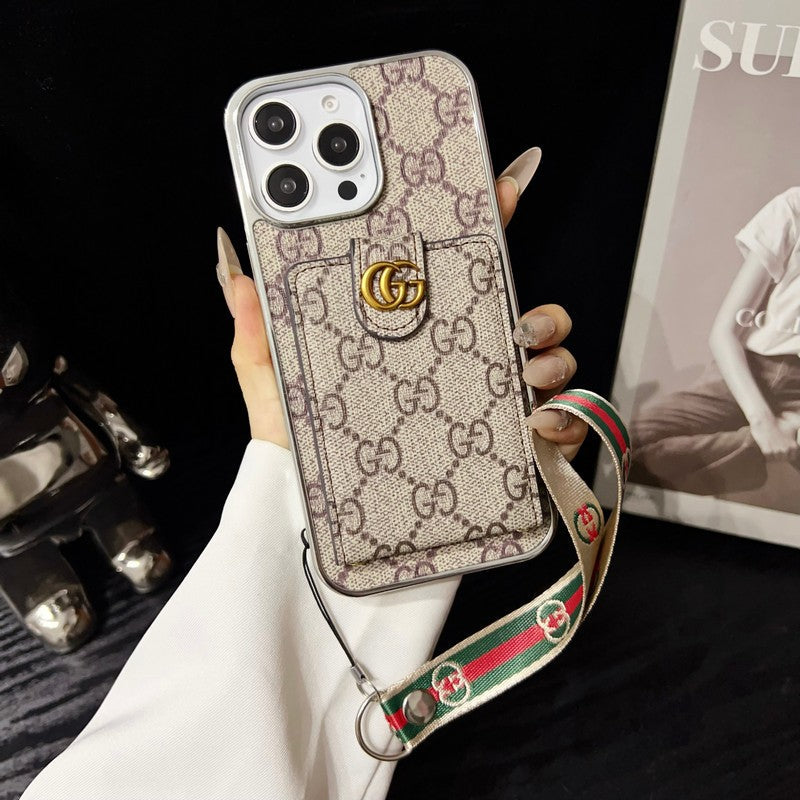 Hochwertige iPhone-Hülle mit Handkette