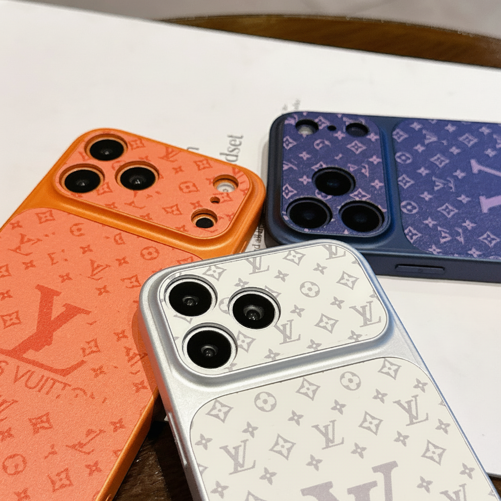 Luxusné puzdro na iPhone s reliéfnym vzorom