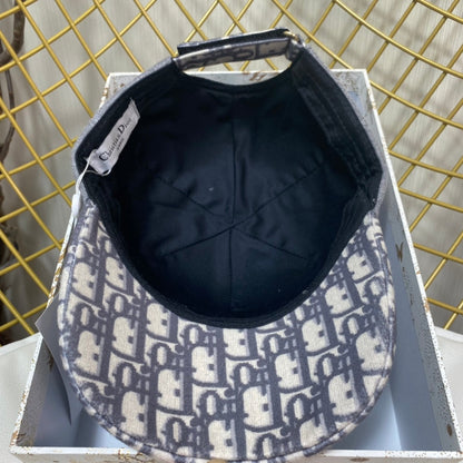 Vintage Oblique Wool Baseball Cap | Luxury Designer Hat