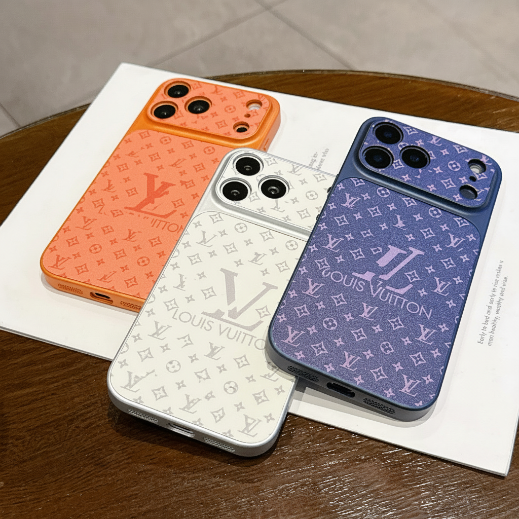 Luxusné puzdro na iPhone s reliéfnym vzorom