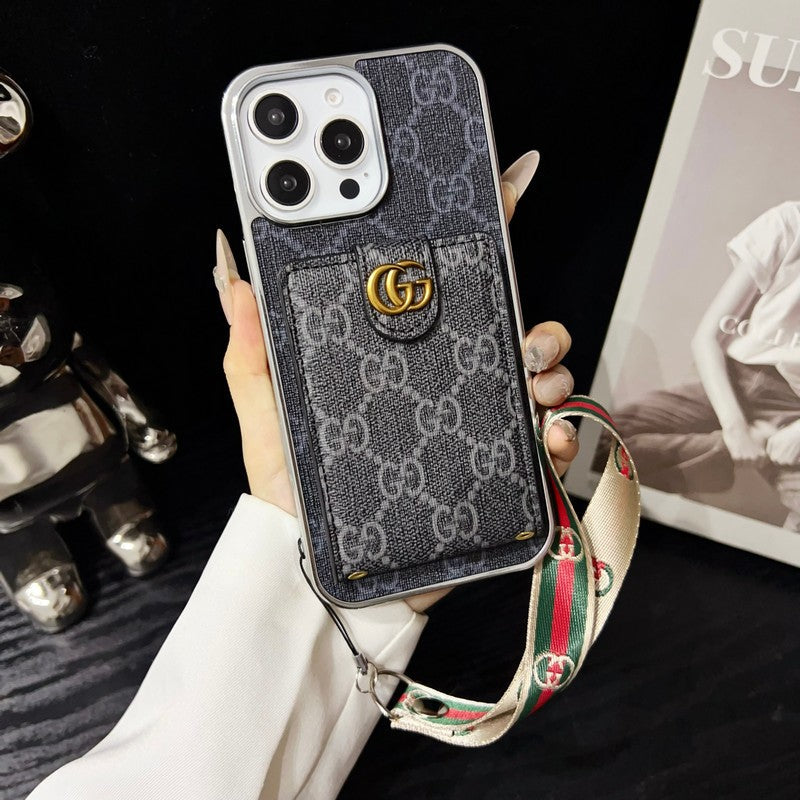 Hochwertige iPhone-Hülle mit Handkette